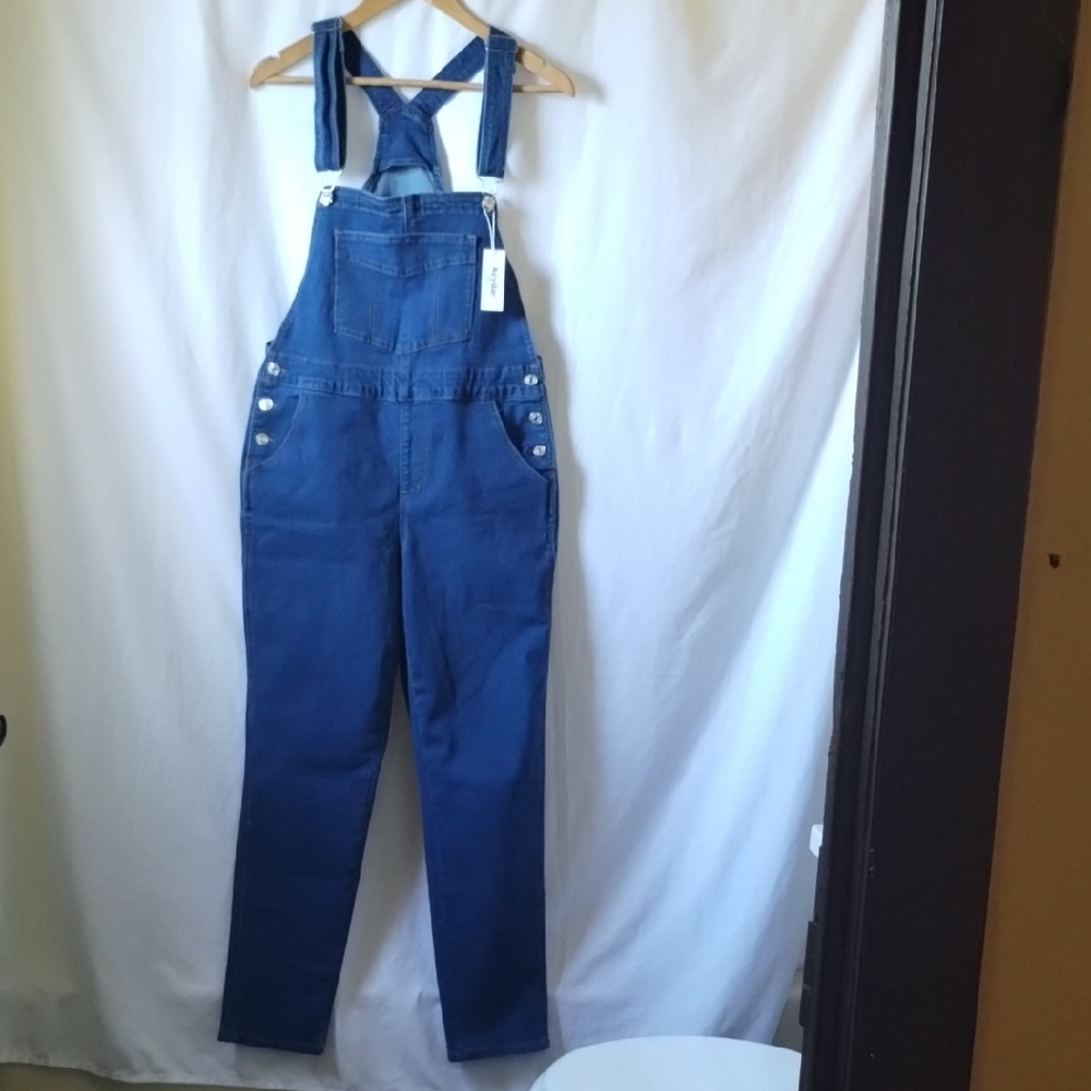 Women's Blue Denim Overalls